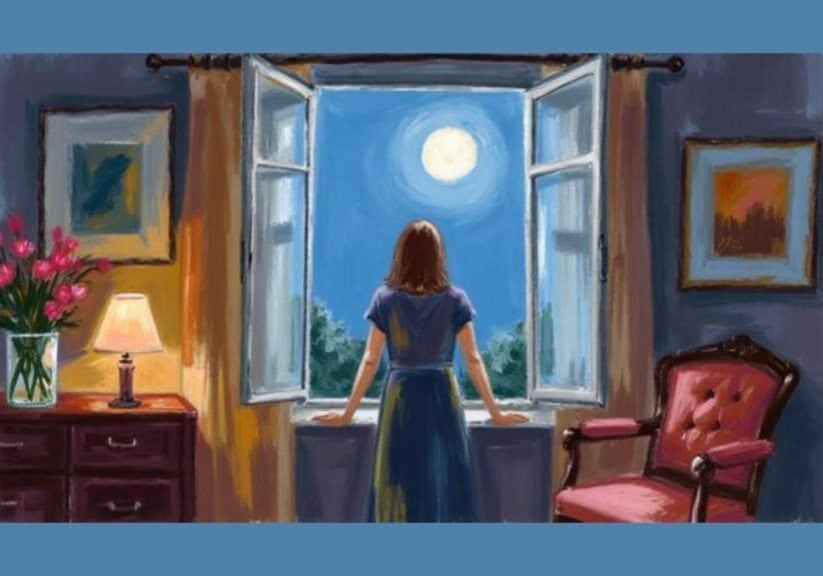 middle aged woman awake at night during menopause sleep changes